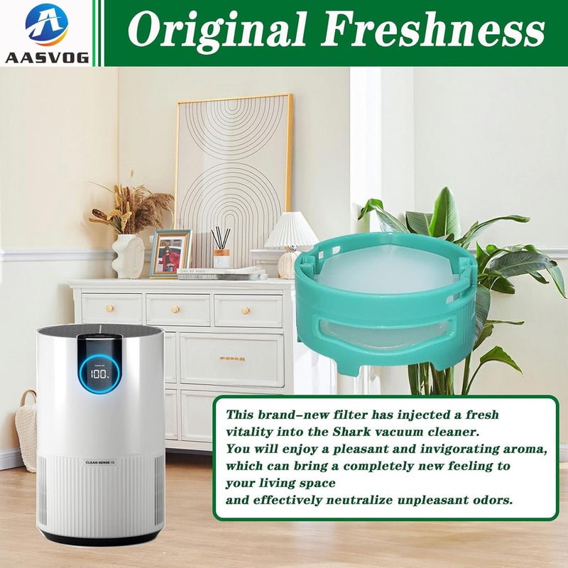 AASVOG [6 Pack] for Shark Odor Neutralizer Cartridge AZ3002 HZ3002 HP302 HP152 Accessories Replacement Shark Air Purifier Odor Neutralizer Cartridge. Part number-1541fc3000, Original Freshness - Image 2